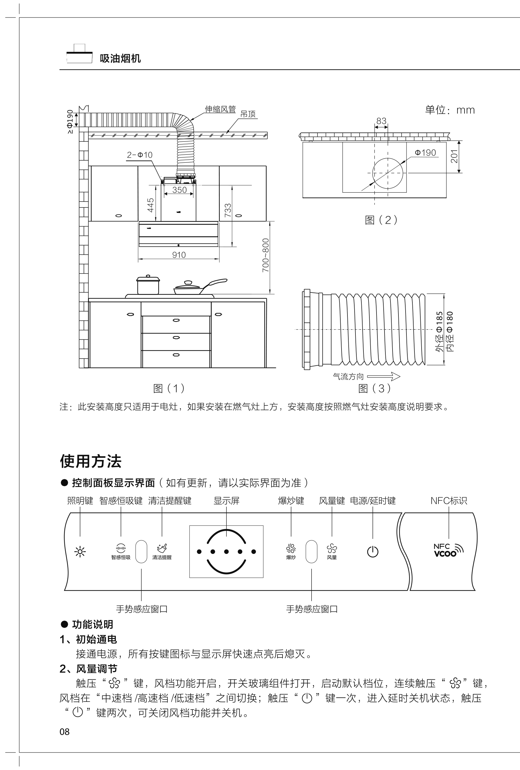 华帝i11001油烟机分解图图片